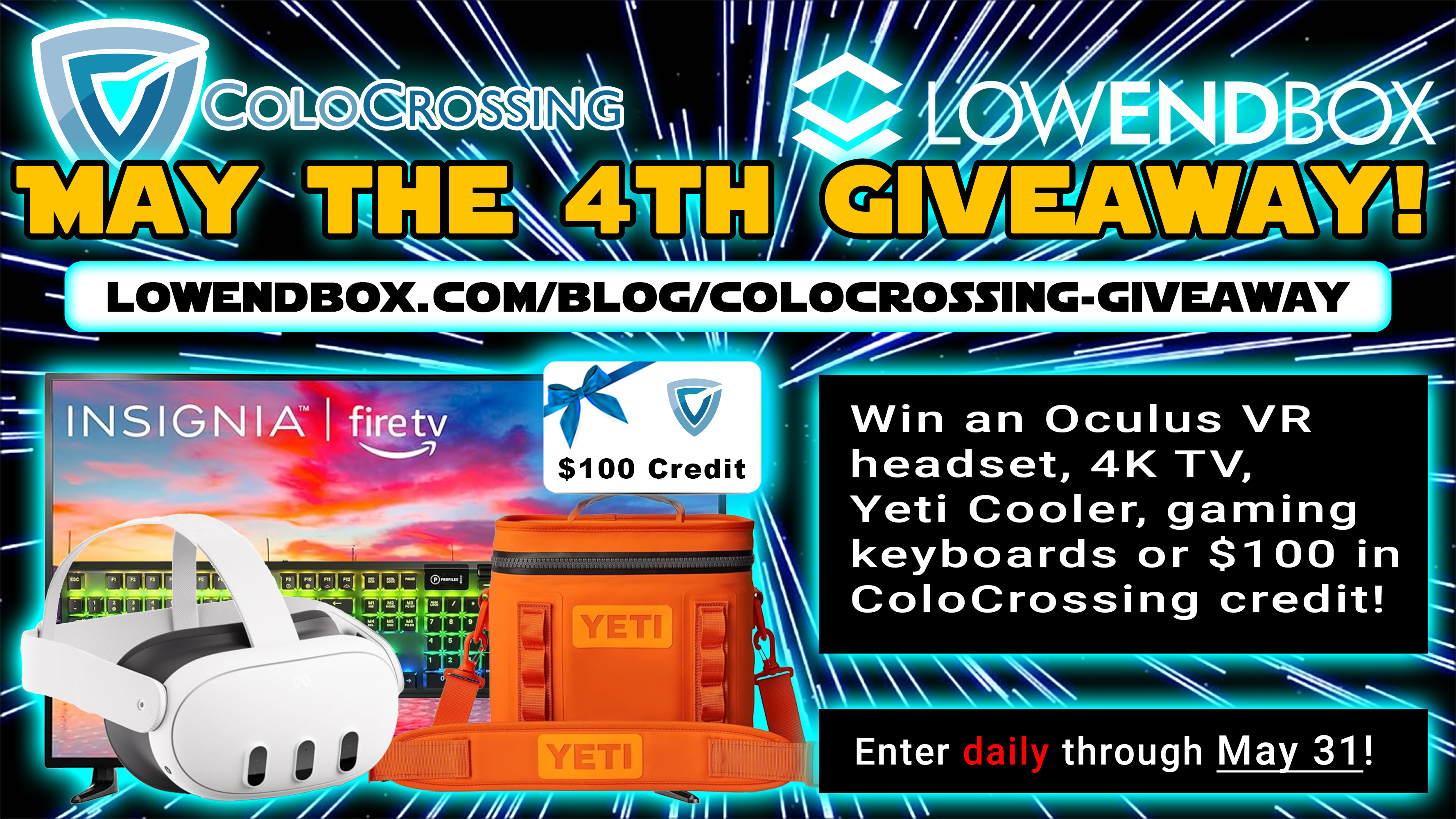 ColoCrossing May the Fourth Giveaway