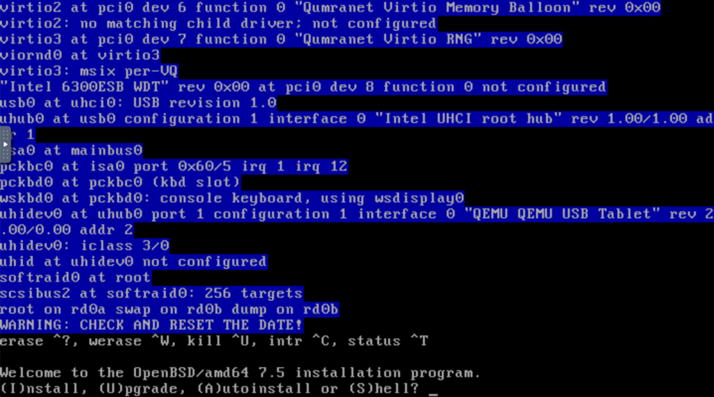 OpenBSD Famous Prompt