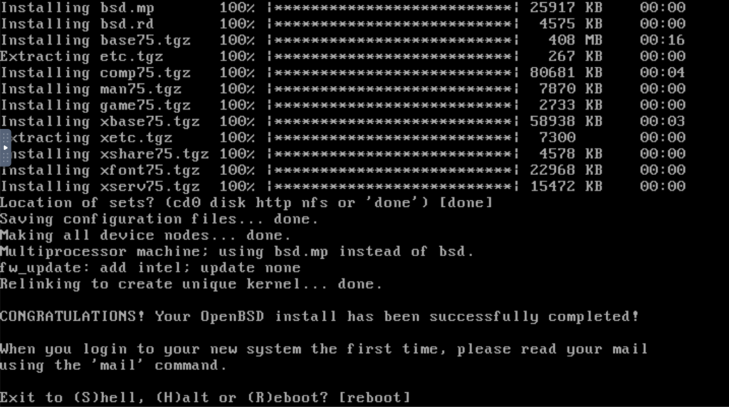 OpenBSD Reboot