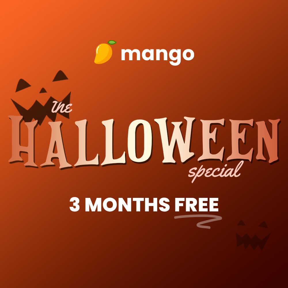 Happy Halloween from MangoMail!  Get 3 Months FREE Email Hosting on New Signups!