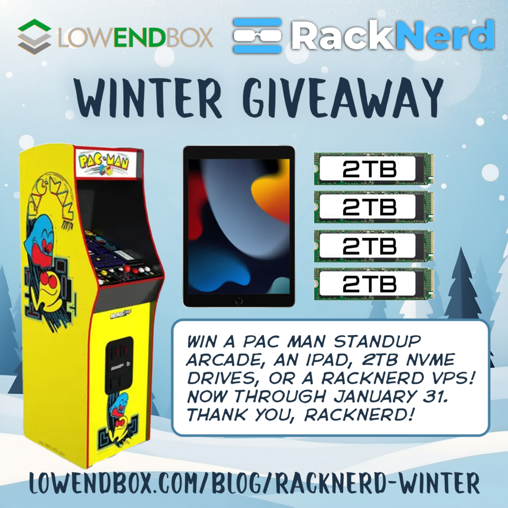 RackNerd January 2025 Giveaway