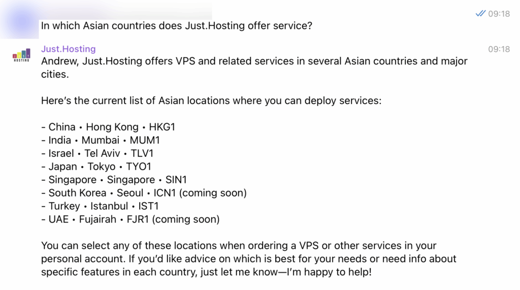 Just Hosting