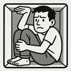 Man in a Small Box