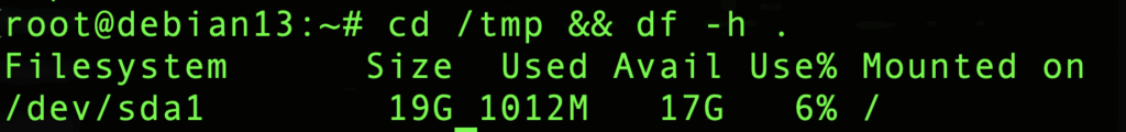 tmp without tmpfs