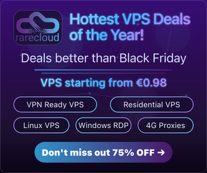 VPS Starting from €0.98. Don't miss out our 75% Discount!