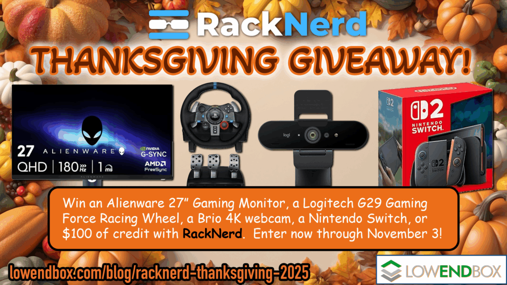 RackNerd 2025 November Giveaway