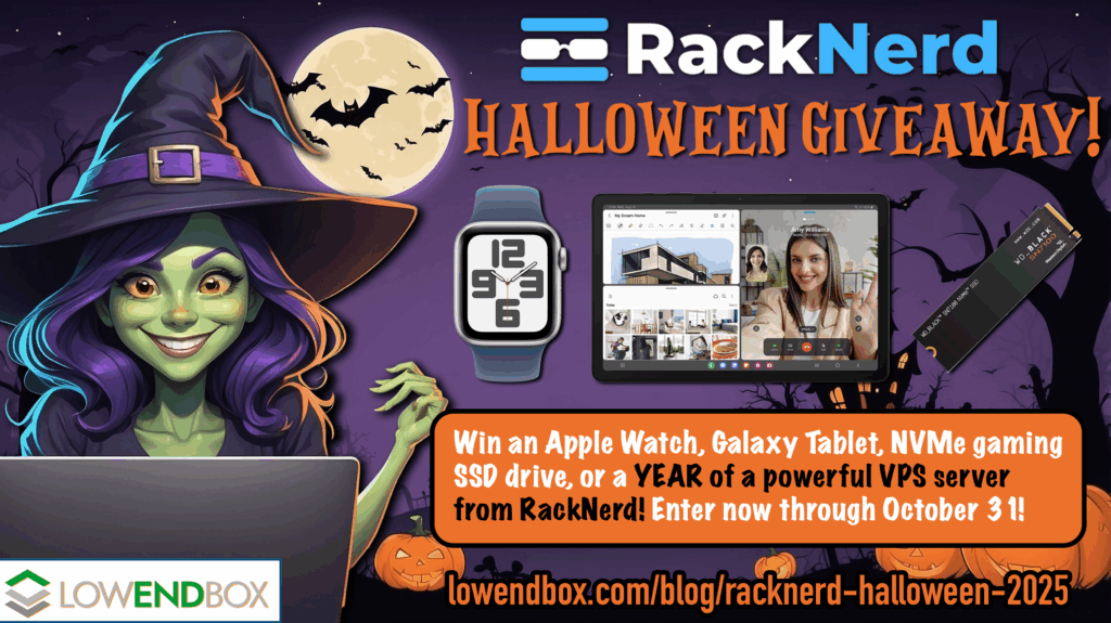 RackNerd Halloween 2025 Giveaway