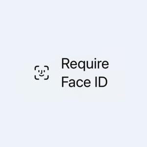 Require FaceID