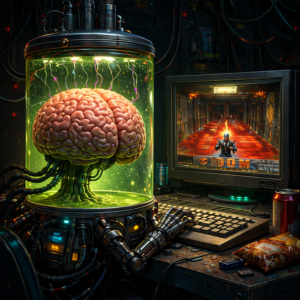 Brain Playing DOOM