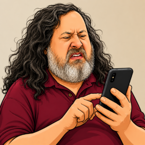 Richard Stallman Cellphone