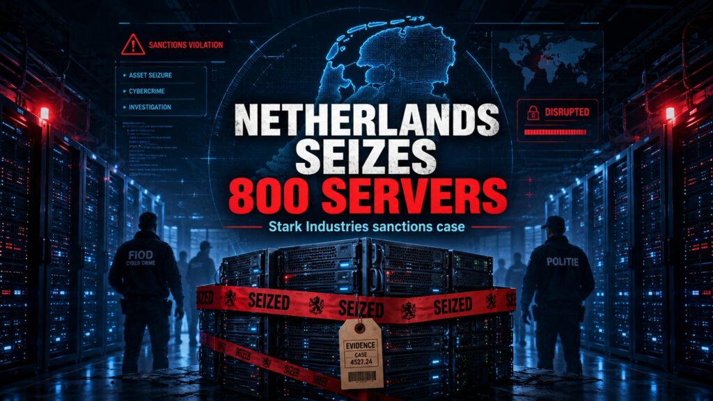 Dutch Authorities Seize 800 Servers in Stark Industries Sanctions Case