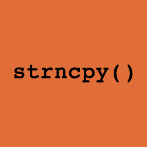 strncpy