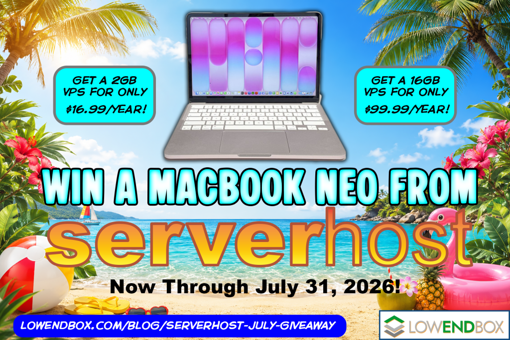 ServerHost Giveaway