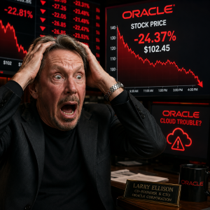 Larry Ellison Oracle Stock Craters