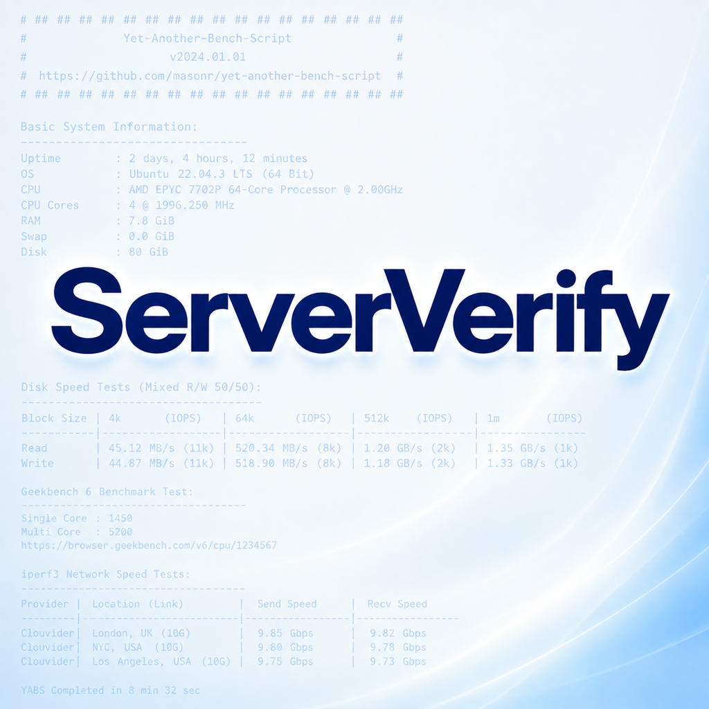 10,000 Benchmarks! The Future of ServerVerify: Interview with Jon Biloh 10,000 Benchmarks! The Future of ServerVerify: Interview with Jon Biloh