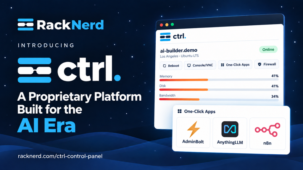 RackNerd Introduces ctrl