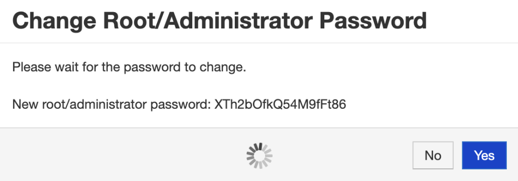 Solus Root Password Reset