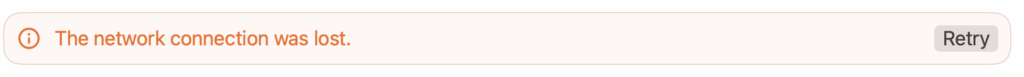 ChatGPT Network Connection Lost